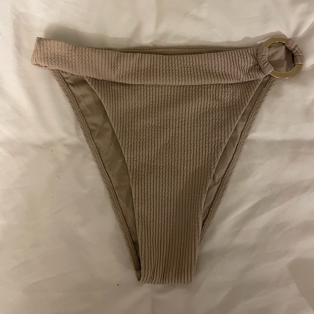 Monday Swimwear Antigua Bottom - Oat Crinkle